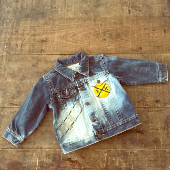 Old Navy Other - OLD NAVY “Thomas The Train” Denim Jacket 18-24 mo